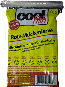 Rote Mückenlarven