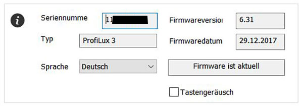 PL Firmware aktuell