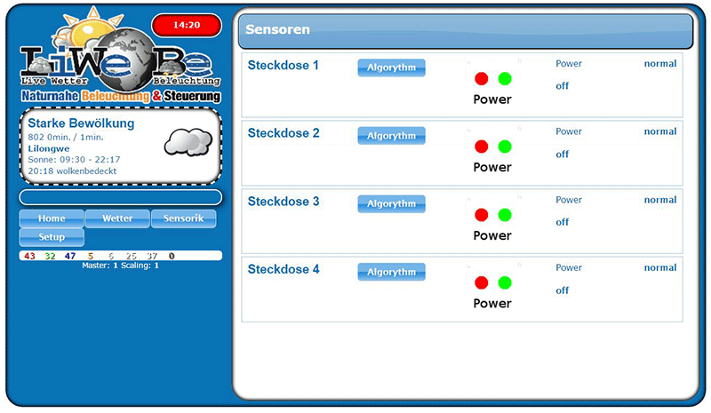 Sensorik Steckdosen 1