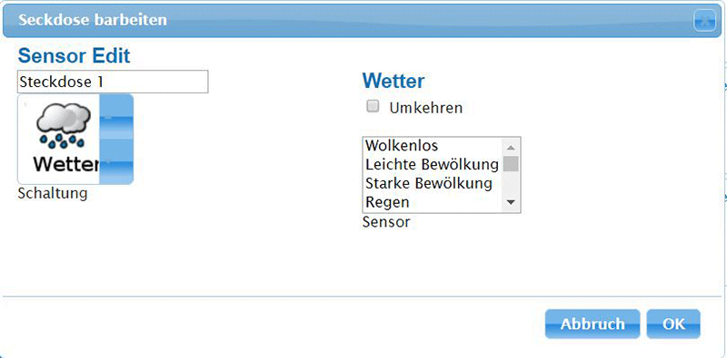 Sensorik Steckdosen 3 Schaltung 3 Wetter 1